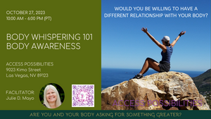 Body Whispering 101 Body Awareness | Oct 27 2023