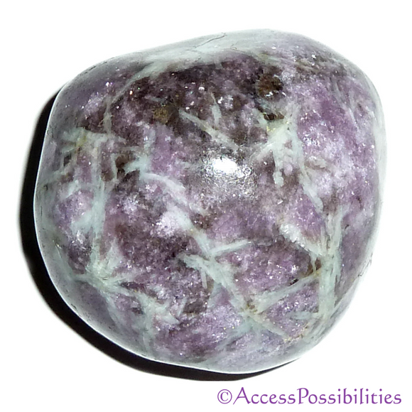Lepidolite Hand Polished Therapy Stone | Crystal Therapy Crystals | Access Possibilities