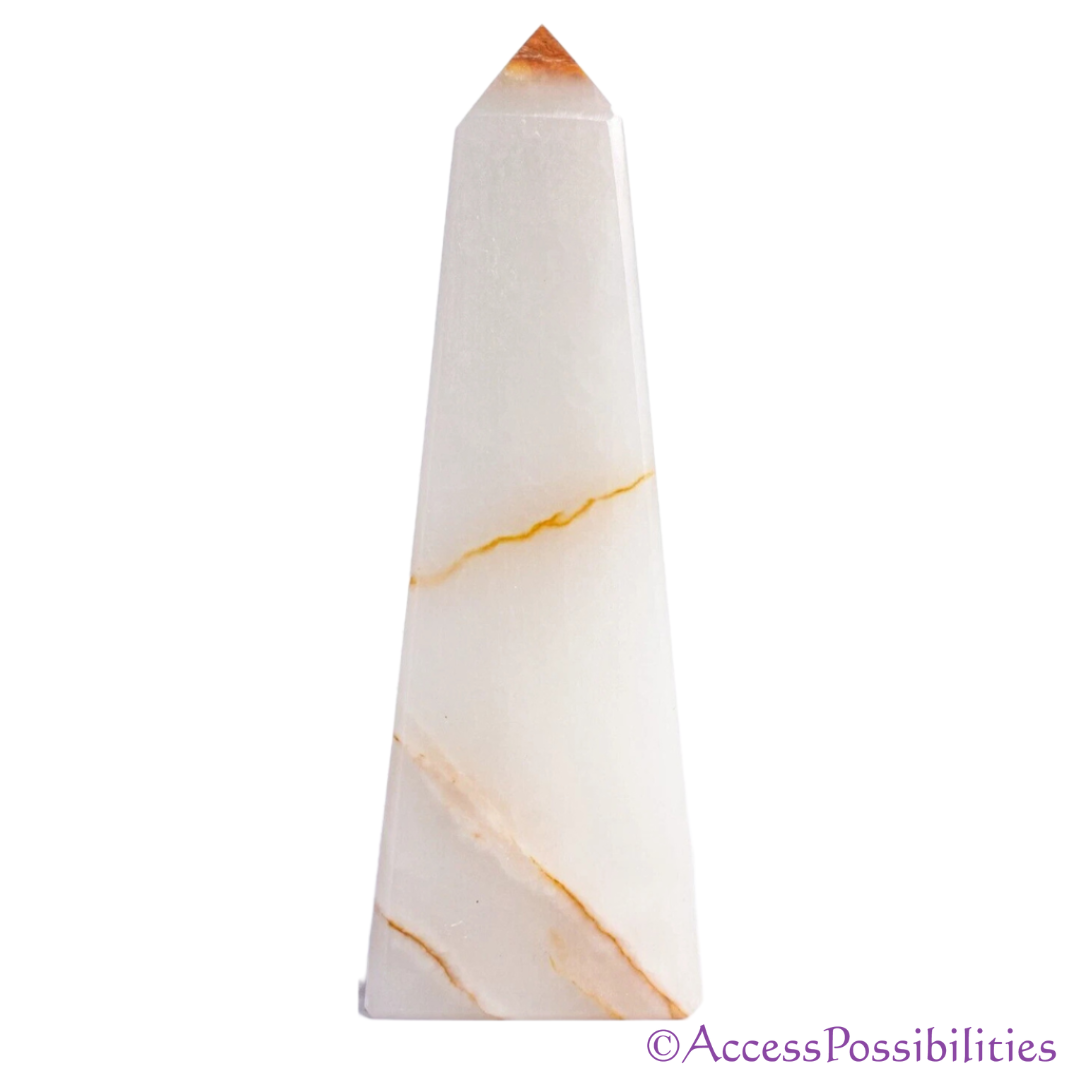 Onyx Polished Obelisk Tower From Pakistan | 14