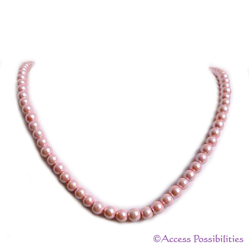 Pink Pearl Magnetite Magnetic Necklace | Magnetic Jewelry | Access Possibilities