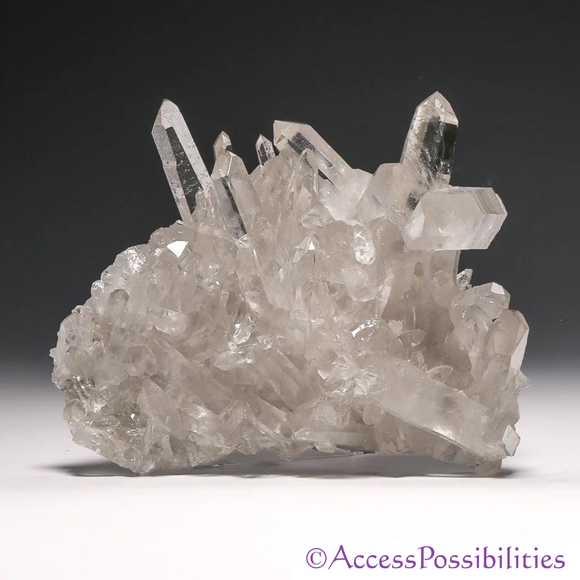 Quartz Crystal Clusters | Clear Quartz Clusters | Raw Stone Mineral Specimens | Access Possibilities