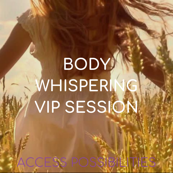 Body Whispering VIP Session with Julie D Mayo | A Different Possibility For You, Your Body & Your Life | Access Possibilities