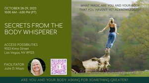 Secrets From The Body Whisperer | Oct 28-29