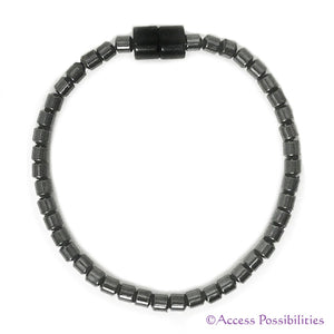 4mm Drum Magnetite Magnetic Anklet | Magnetite Jewelry | Access Possibilities