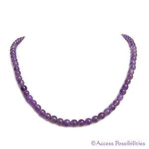 6mm Amethyst Gemstone Necklace | Gemstone Jewelry | Access Possibilities
