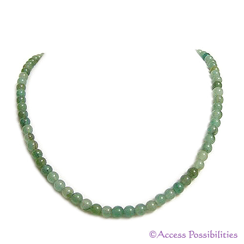 6mm Aventurine Gemstone Necklace | Gemstone Jewelry | Access Possibilities