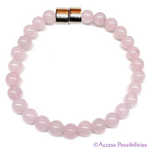 6mm Rose Quartz Gemstone Bracelet | Gemstone Jewelry | Access Possibilities