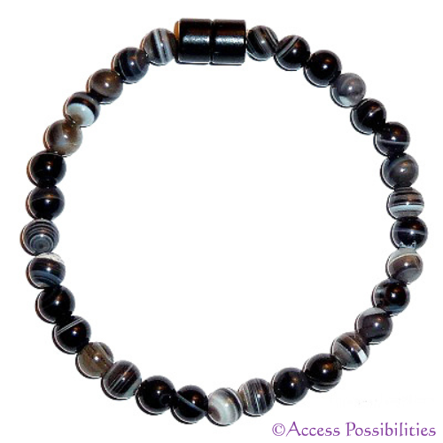6mm Sardonyx Gemstone Bracelet | Gemstone Jewelry | Access Possibilities