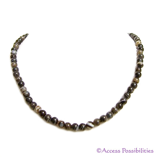 6mm Sardonyx Gemstone Necklace | Gemstone Jewelry | Access Possibilities