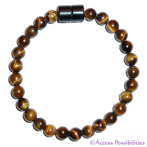 6mm Tiger Eye Gemstone Anklet | Gemstone Jewelry | Access Possibilities
