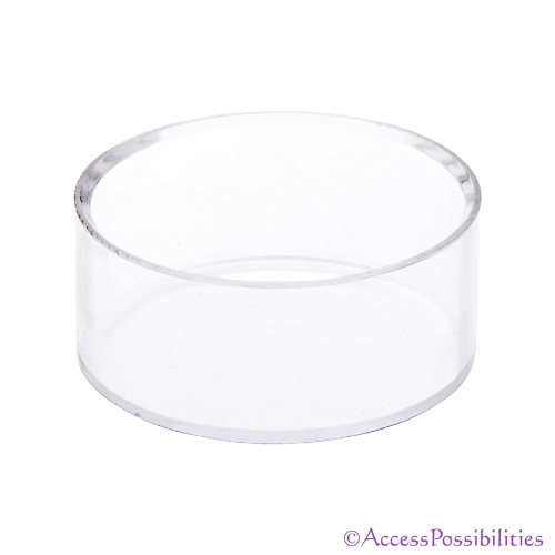 Acrylic Clear Round Sphere Stands - Small | Crystal Gemstone Sphere Stands | Access Possibilities