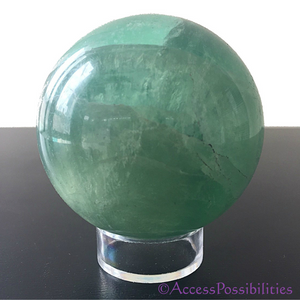 Fluorite Spheres With Sphere Stand | Rainbow Fluorite Spheres | Access Possibilities
