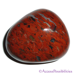Brecciated Jasper Hand Polished Therapy Stone | Crystal Therapy Crystals | Access Possibilities