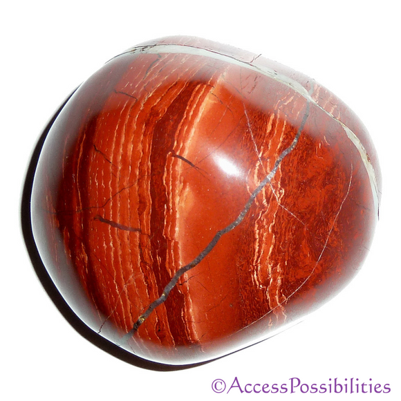 Snakeskin Jasper Hand Polished Therapy Stone | Crystal Therapy Crystals | Access Possibilities