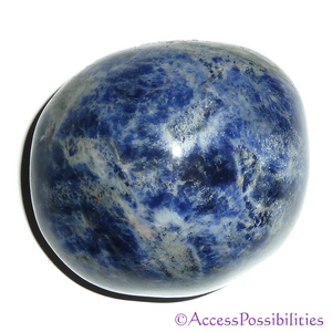 Sodalite Hand Polished Therapy Stone | Crystal Therapy Crystals | Access Possibilities