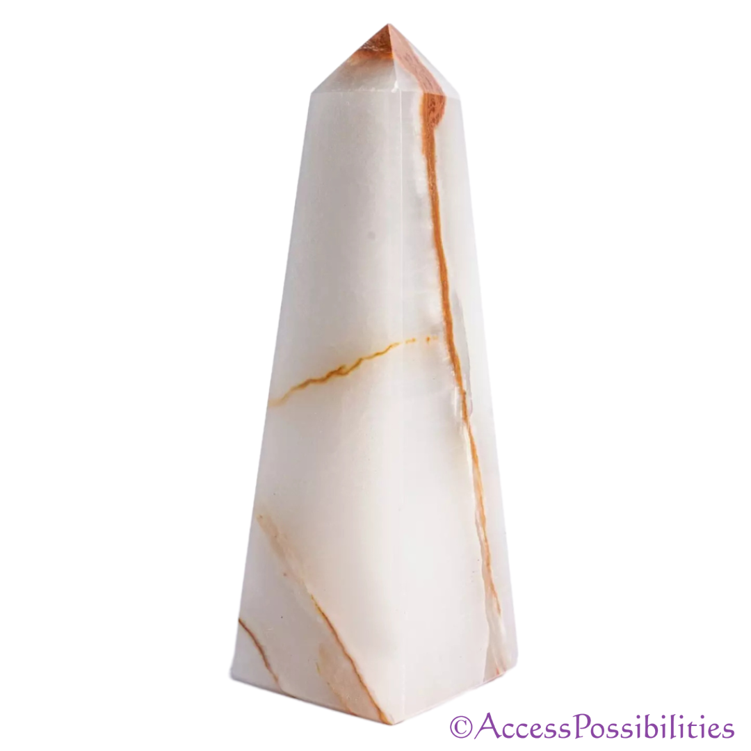 Onyx Polished Obelisk Tower From Pakistan | 14