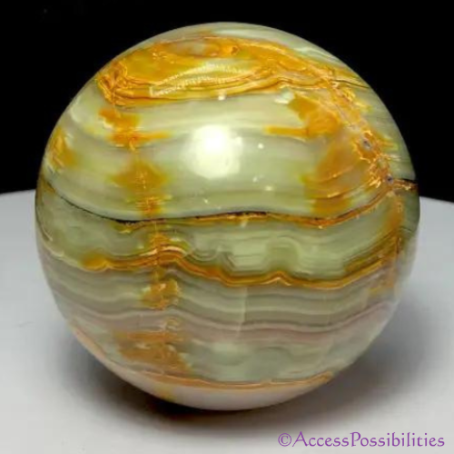 Large Onyx Spheres From Pakistan | Healing Crystals | Home Décor | Access Possibilities