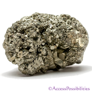 Pyrite Raw Stone AKA Fools Gold AKA Healers Gold | 251.2 Grams | Rough Crystal Mineral Specimen | Access Possibilities