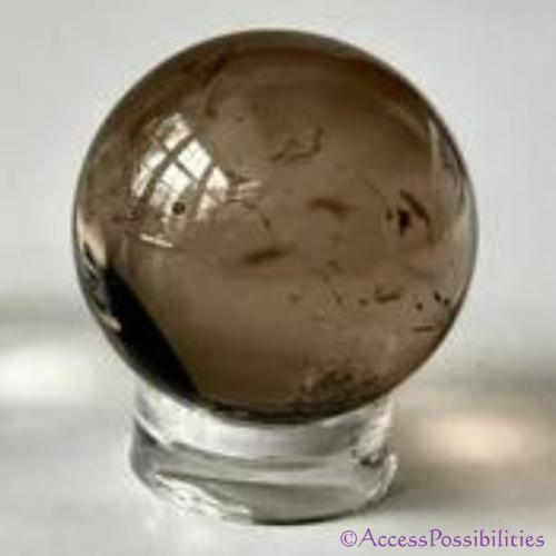 Smoky Quartz Spheres From Brazil | 50mm Smoky Quartz Sphere | Healing Crystals | Access Possibilities