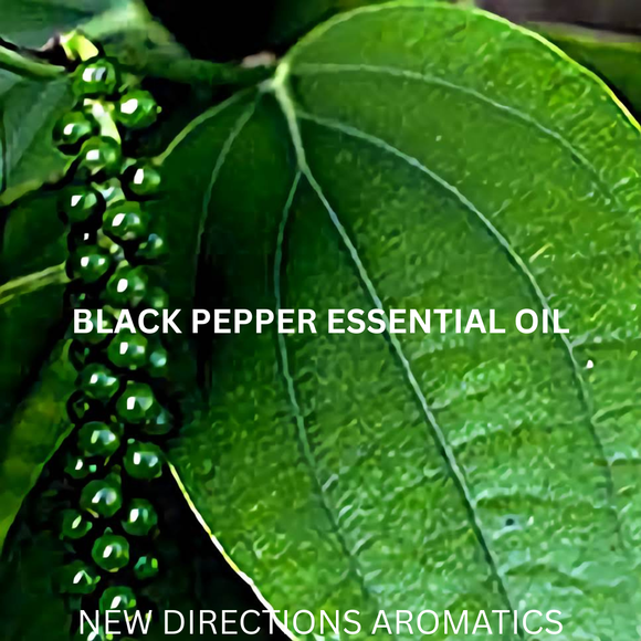 New Directions Aromatics Black Pepper Essential Oil - 5 ml | Piper Nigrum - India | Aromatherapy Essential Oils | Access Possibilities