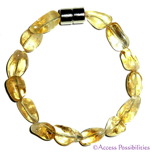 Citrine Gemstone Nugget Bracelet | Gemstone Jewelry | Access Possibilities