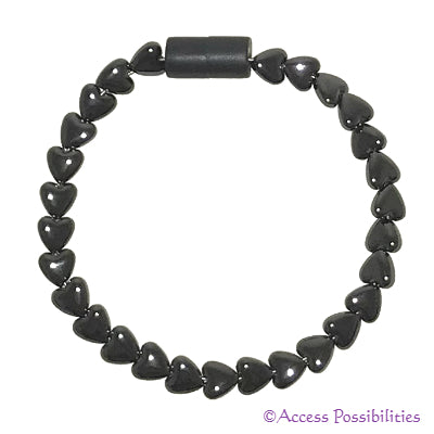Heart Magnetite Magnetic Anklet | Magnetite Jewelry | Access Possibilities