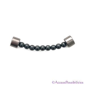 4mm Round Magnetite Magnetic Jewelry Extender | Handcrafted Magnetite Jewelry | Access Possibilities