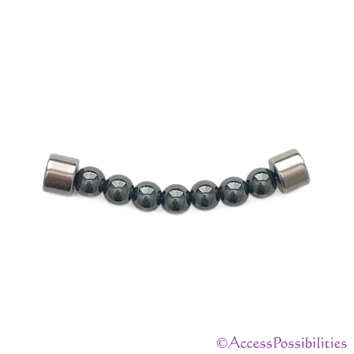 6mm Round Magnetite Magnetic Jewelry Extender | Handcrafted Magnetite Jewelry | Access Possibilities