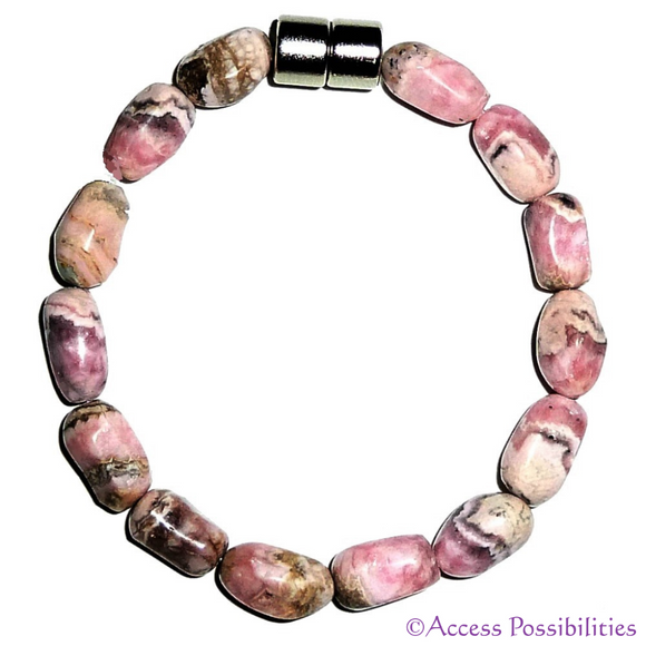 Rhodochrosite Gemstone Nugget Bracelet | Gemstone Jewelry | Access Possibilities