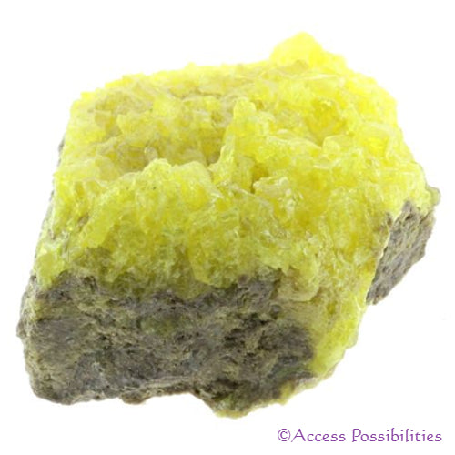 thumbnail image 2 of Eisco Labs Raw Sulfur Mineral Specimen - Geologist Selected - 1 Piece 2 of 4