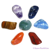 Chakra Crystal Kit | 7 Large Tumbled Stones | Healing Crystals | Access Possibilities