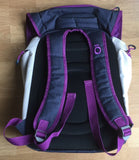 dōTERRA Purple Gray Laptop Organizer Backpack Back | Access Possibilities
