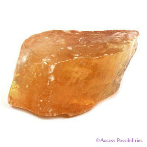 Citrine Calcite Raw Stones AKA Honey Calcite
