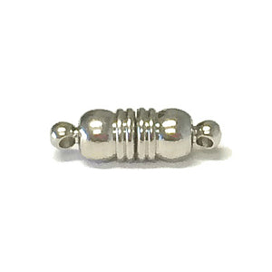 Closed Silver-Plated Neodymium Magnetic Clasp | Jewelry Making Supplies | Access Possibilities