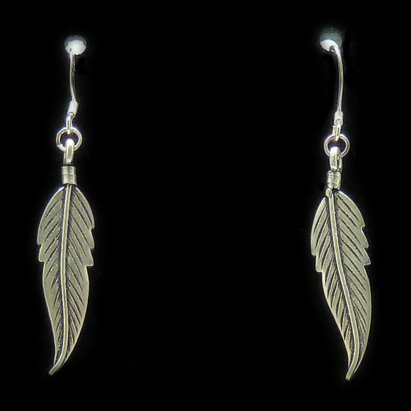 Sterling Silver Feather Earrings | Access Possibilities
