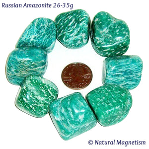 X-Large Amazonite Tumbled Stones From Russia