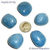 X-Large Angelite Tumbled Stones From Peru