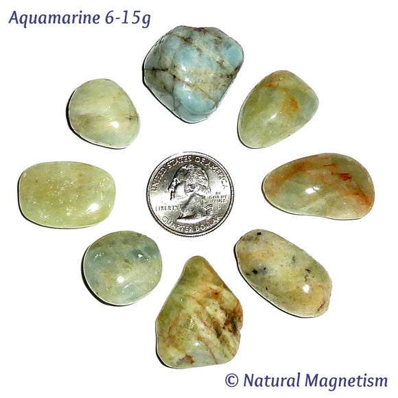 Aquamarine Tumbled Stones From Brazil