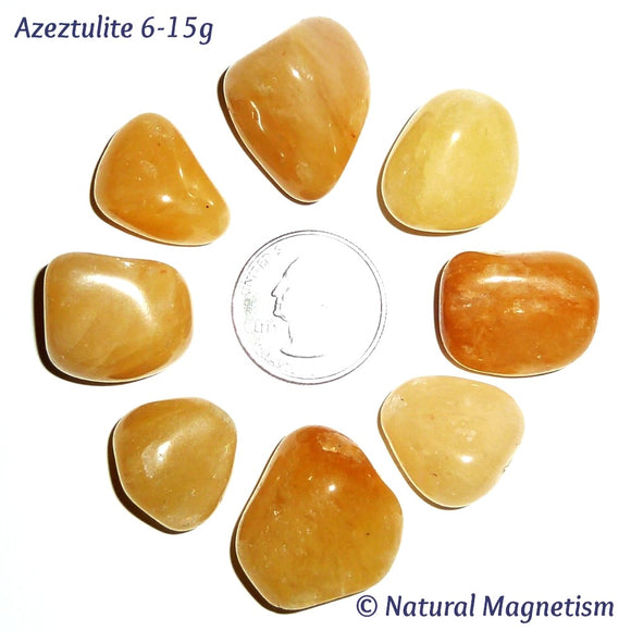 Medium Azeztulite Tumbled Stones From India