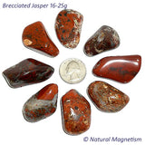 Large Brecciated Jasper Tumbled Stones From Africa