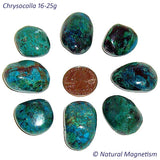 Large Chrysocolla Tumbled Stones From Peru