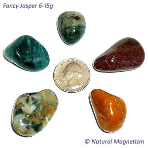 Medium Fancy Jasper Tumbled Stones From Africa