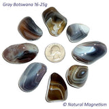 Large Gray Botswana Agate Tumbled Stones From Africa