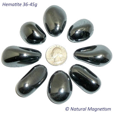 Jumbo Hematite Tumbled Stones