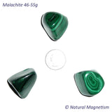 Malachite Tumbled Stones From Africa 46-55 grams