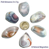 X-Large Pink Botswana Agate Tumbled Stones From Africa