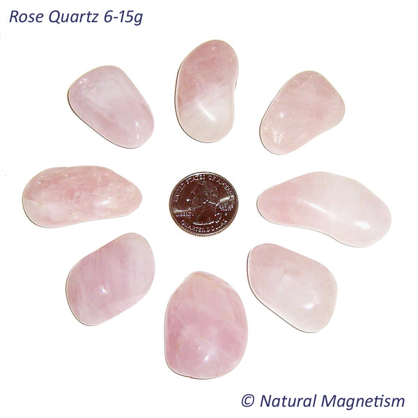 Rose Quartz tumbles – Venus and Phoenix LLC