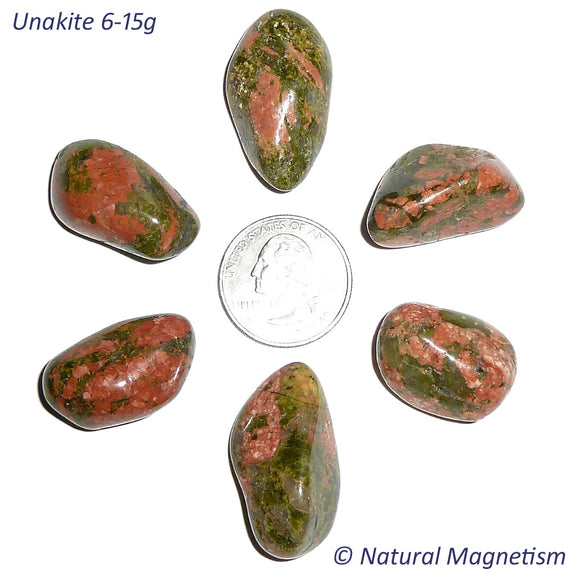 Medium Unakite Tumbled Stones From Africa | Healing Crystals | Access Possibilities